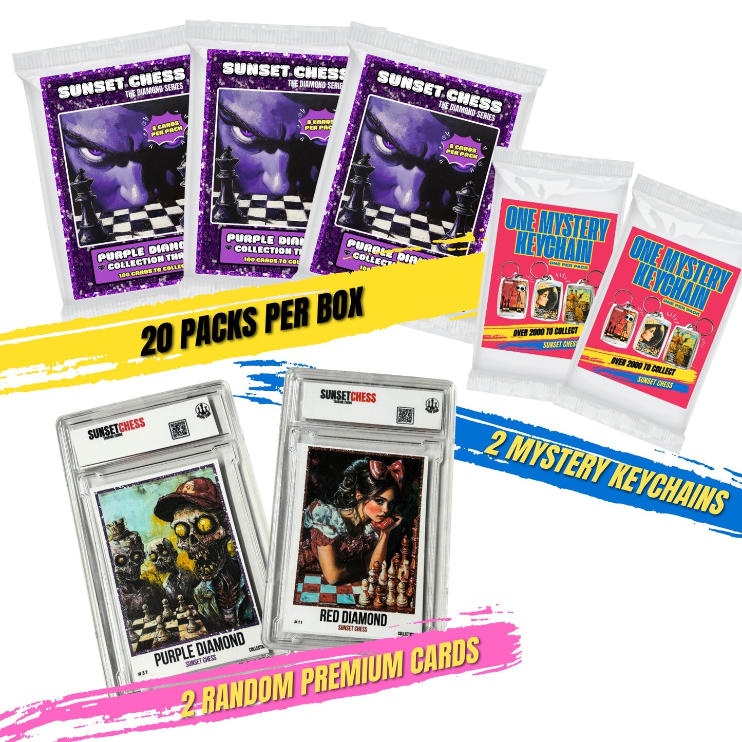 Purple Diamond Part 3 - Jumbo Box Pack - Chess Trading Cards