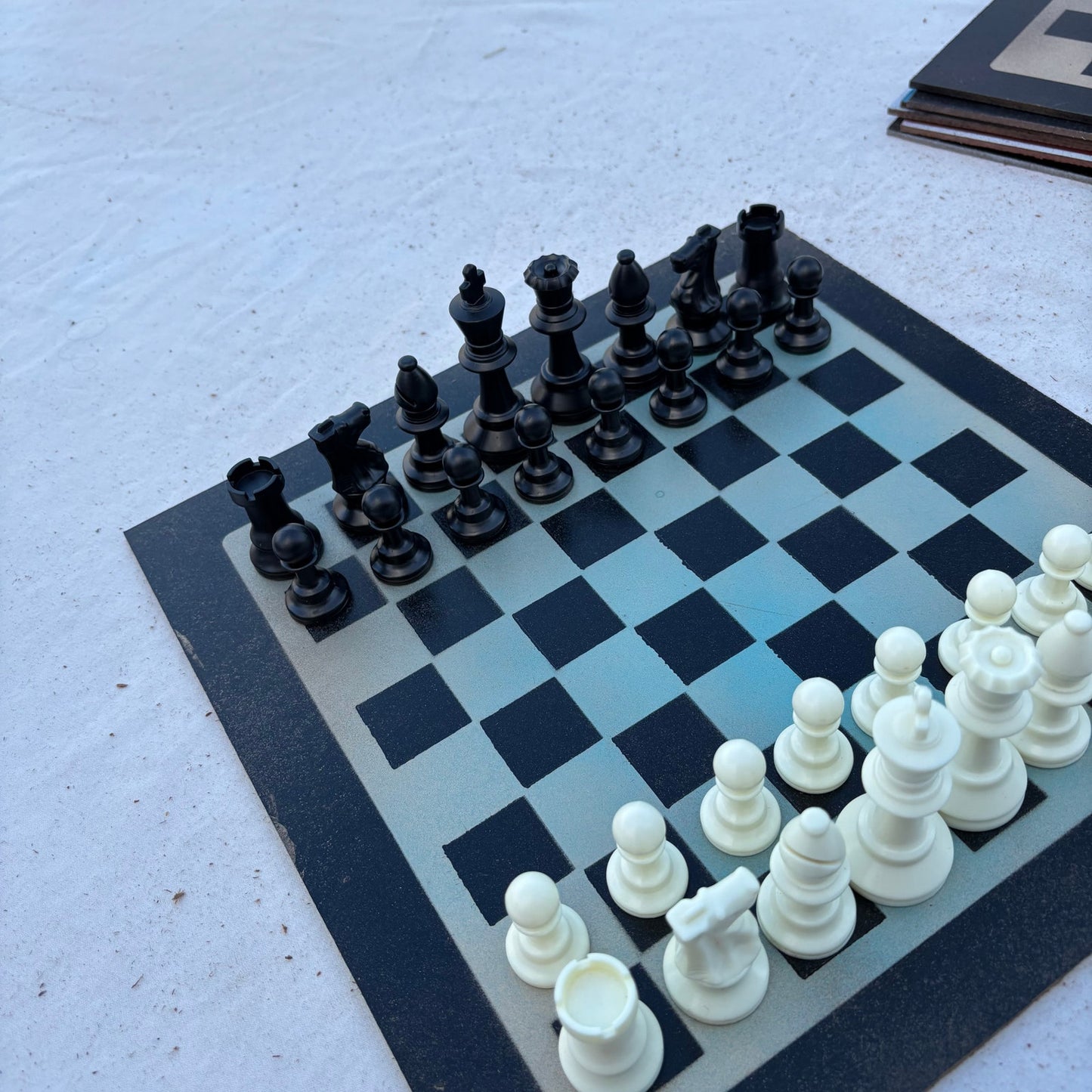 Metallic Green - Painted Chess Set