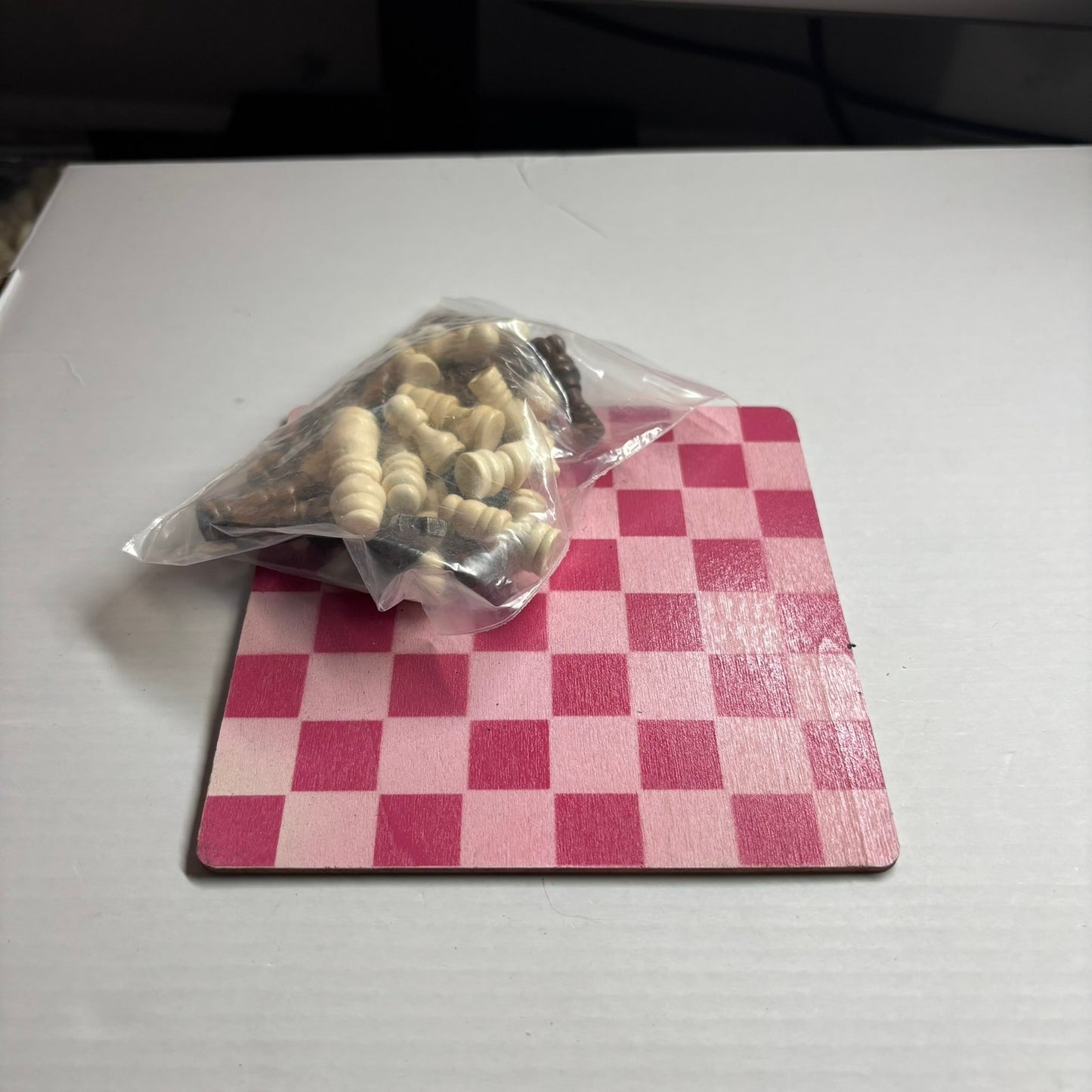 Pink on Pink - Mini Chess Set