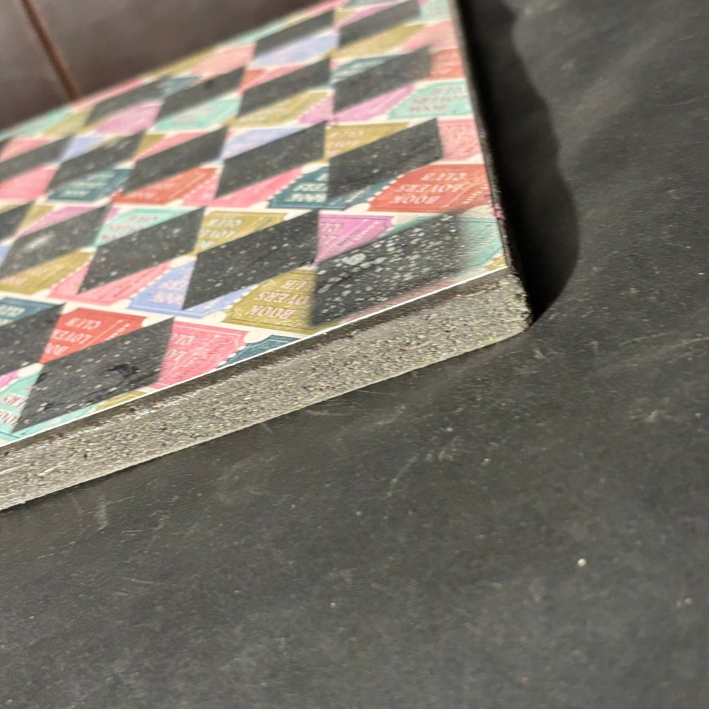 Colorful Tickets - Scrapbook Chess Board