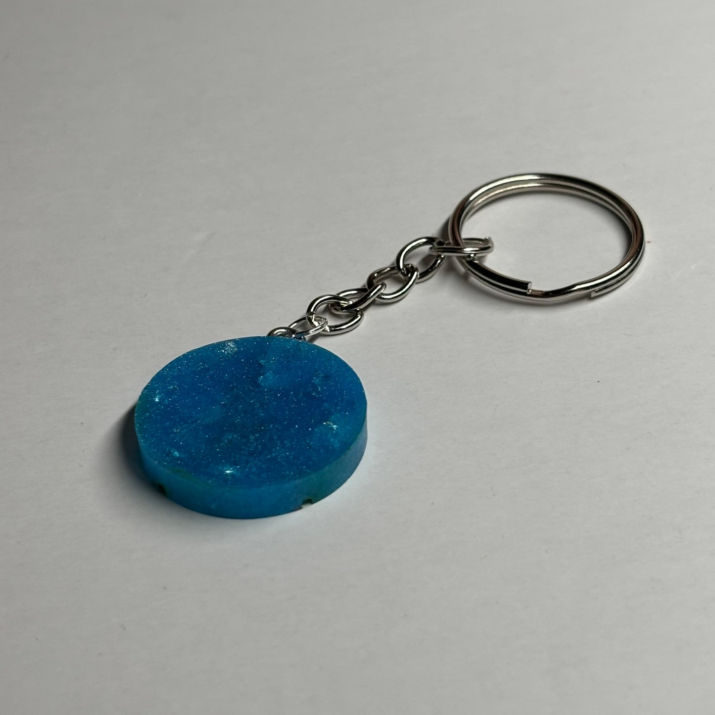 Sea Blue Bishop - Handmade Resin Keychain