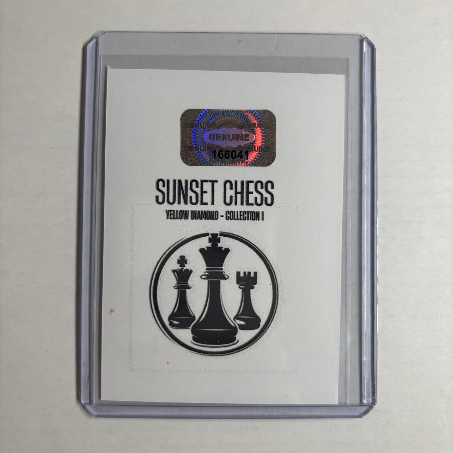 Yellow Diamond Collection 1 - Trading Card