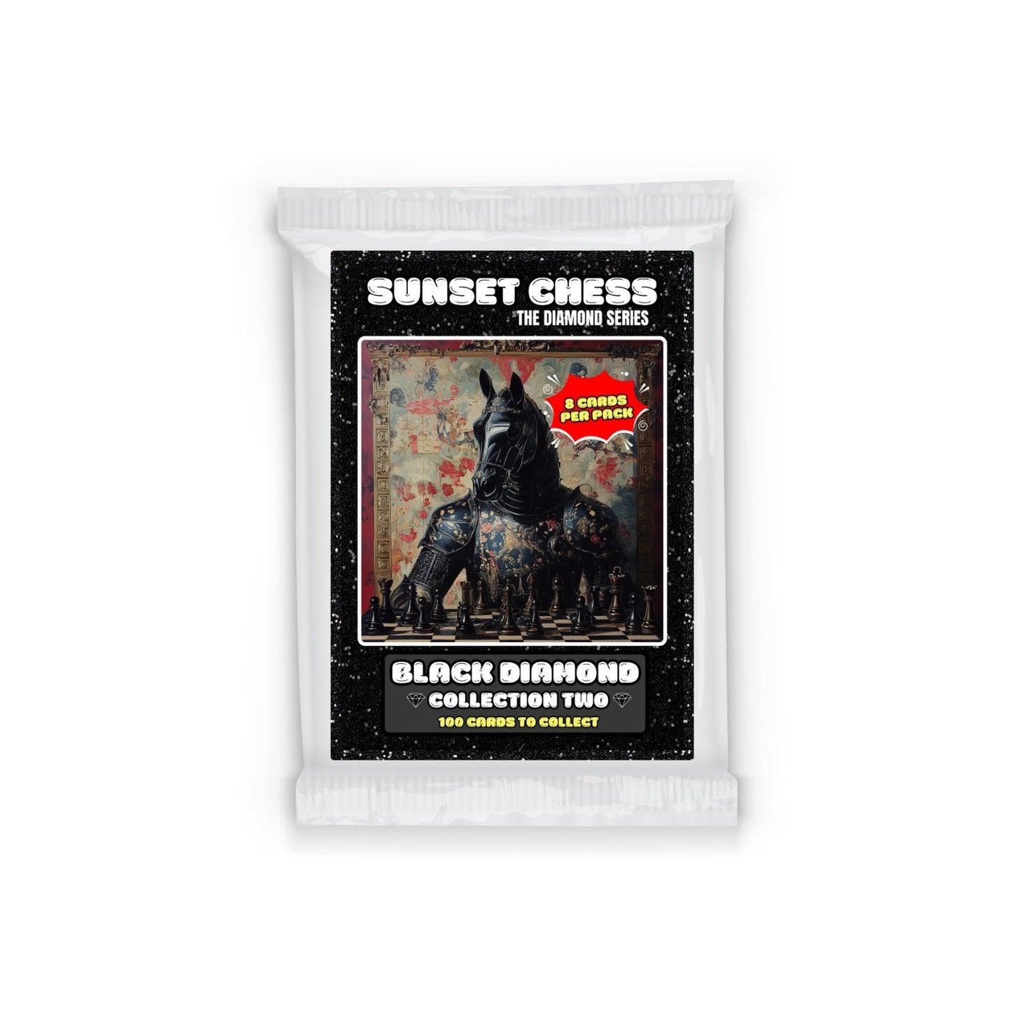 🎁 Black Diamond Part 2 - Sunset Chess Scrapbook Card Pack (100% off)