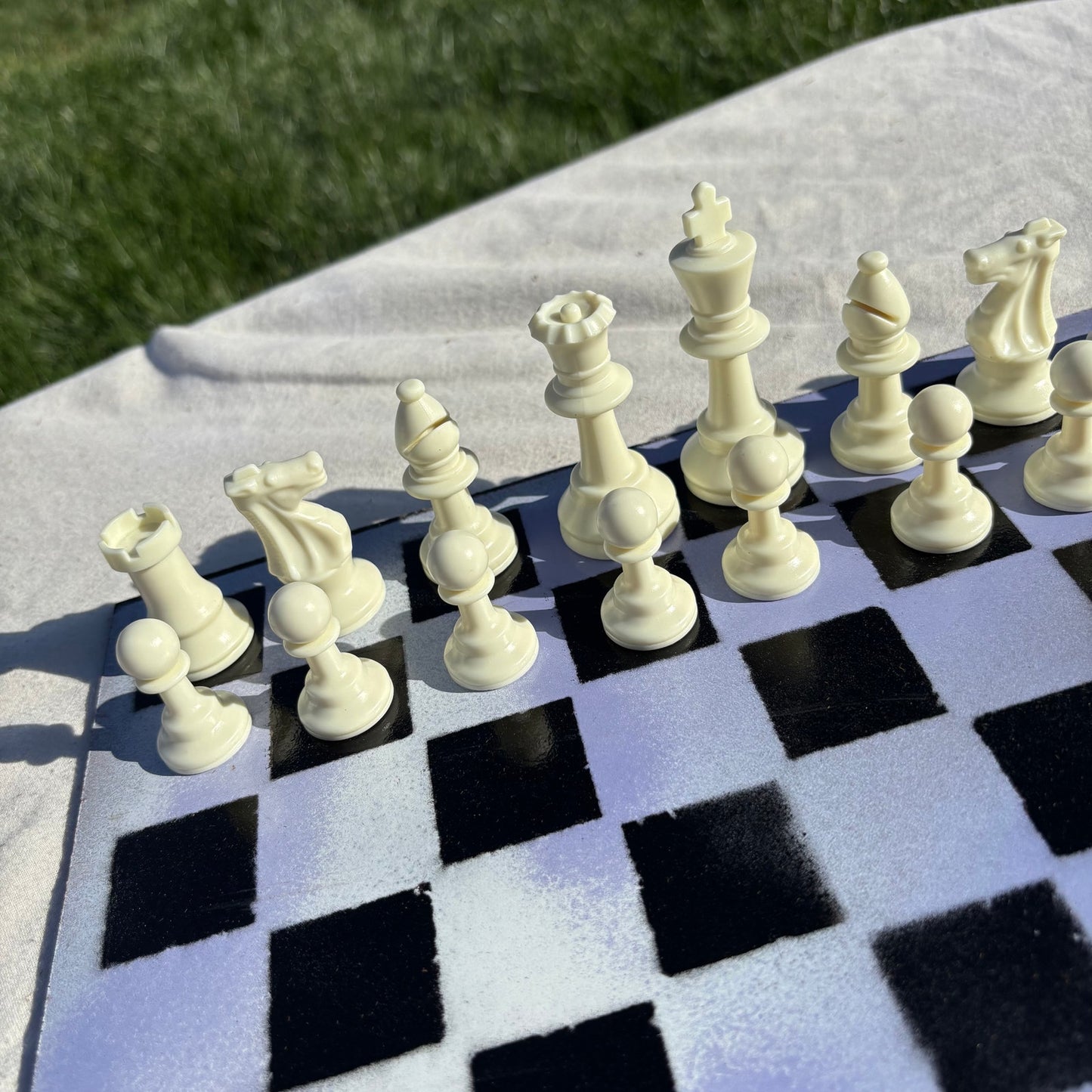 Mystic Purple - Painted Chess Set