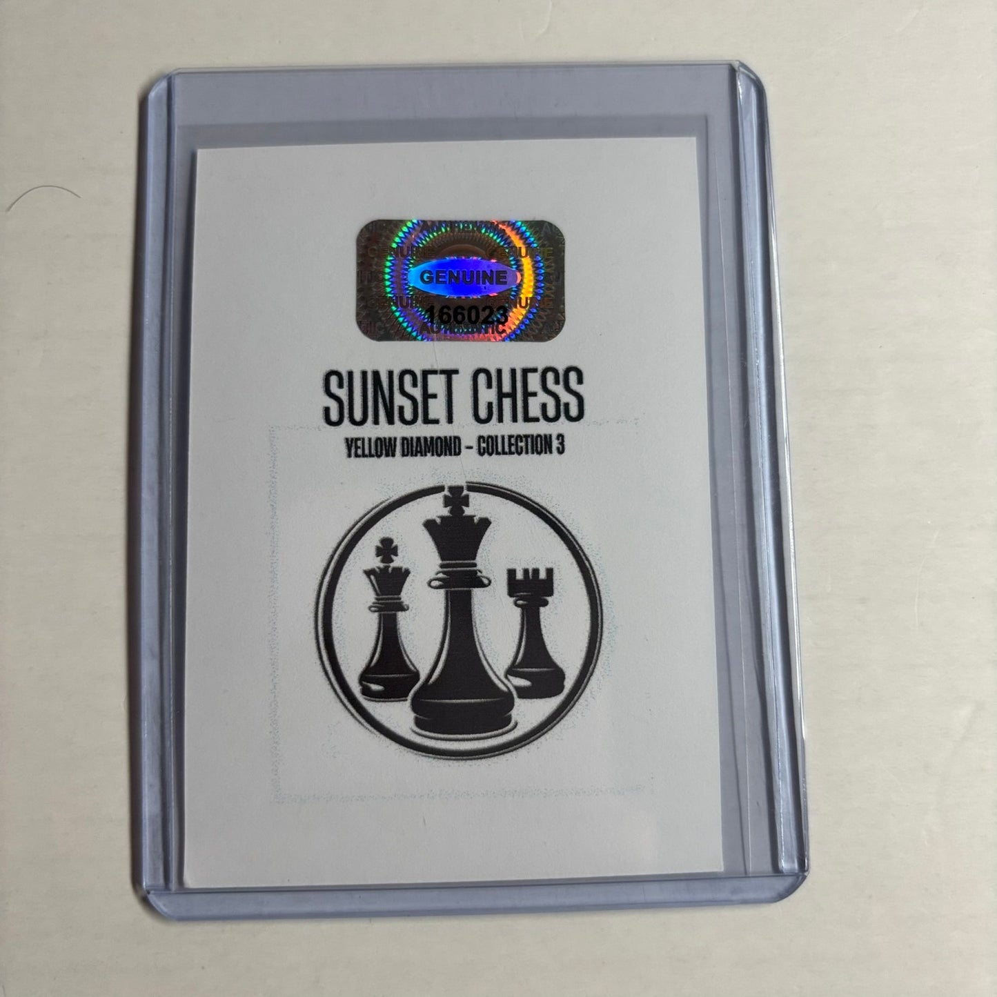 Yellow Diamond Collection 3 - Trading Card