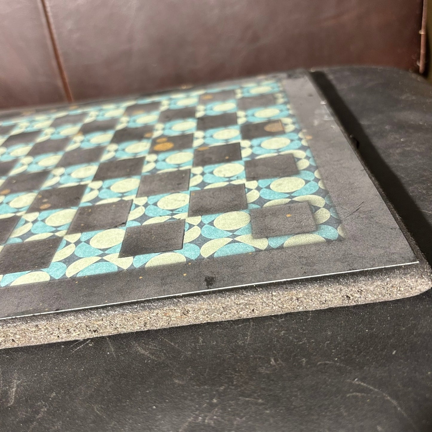 Simple Green - Scrapbook Chess Board