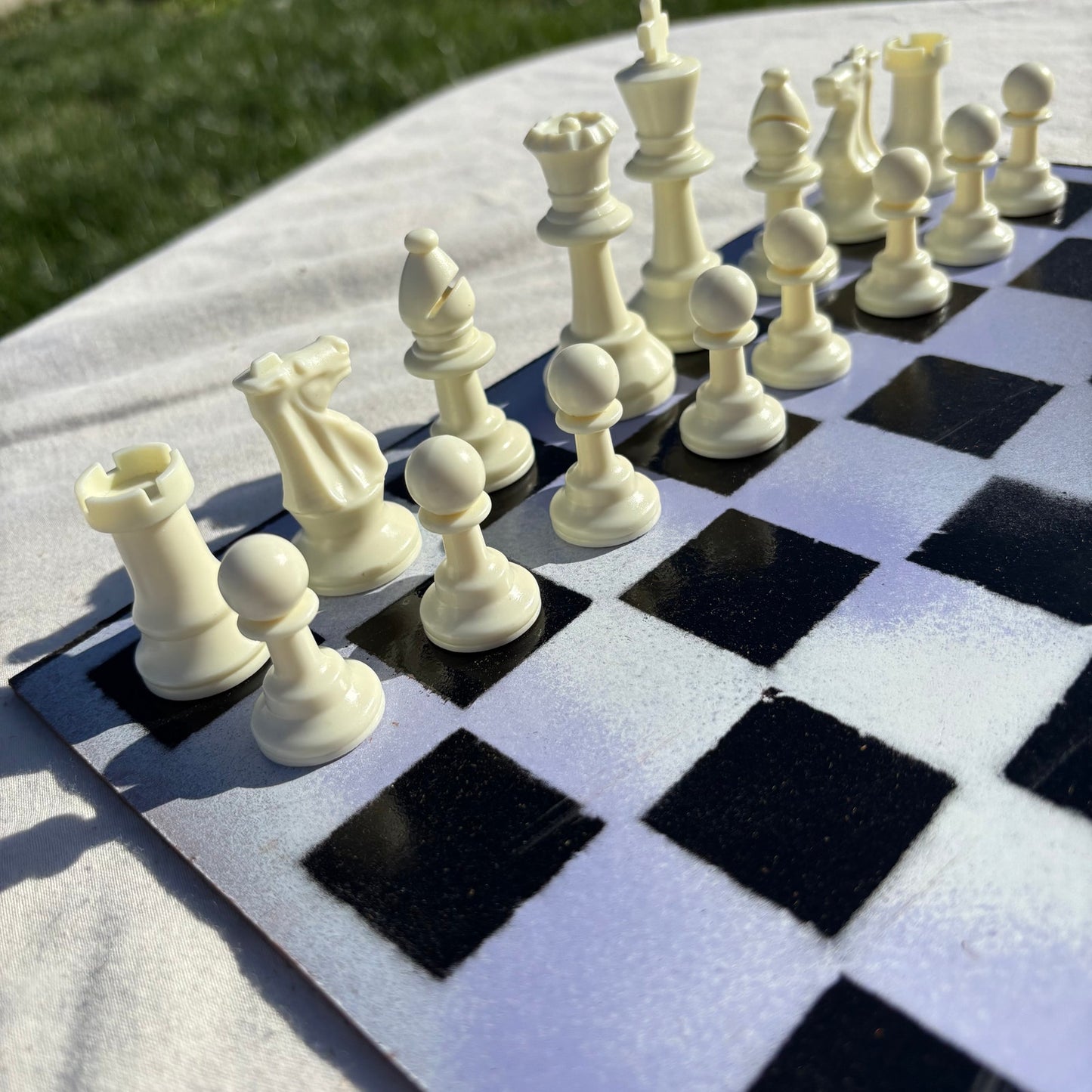 Mystic Purple - Painted Chess Set