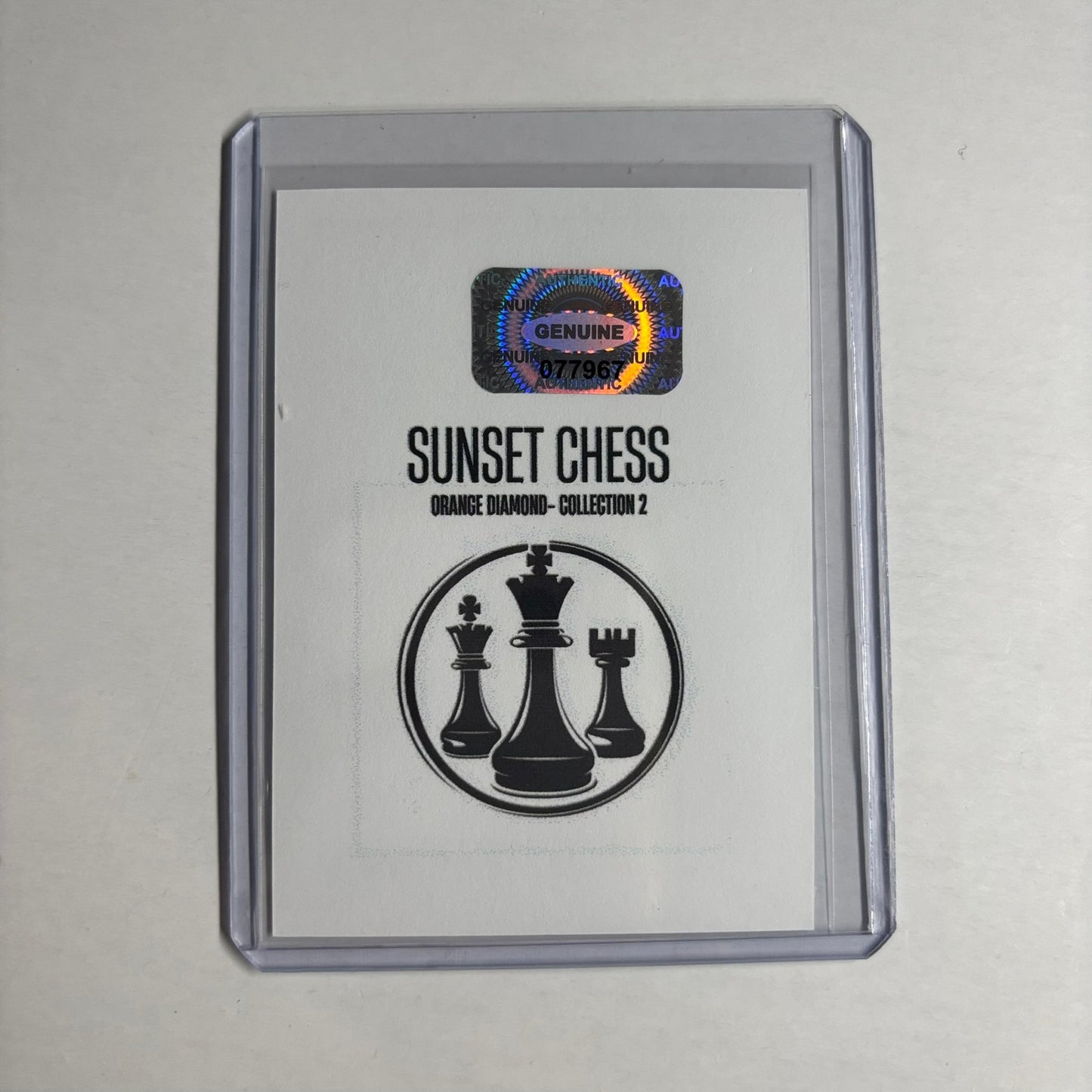 Orange Diamond Collection 2 - Trading Card