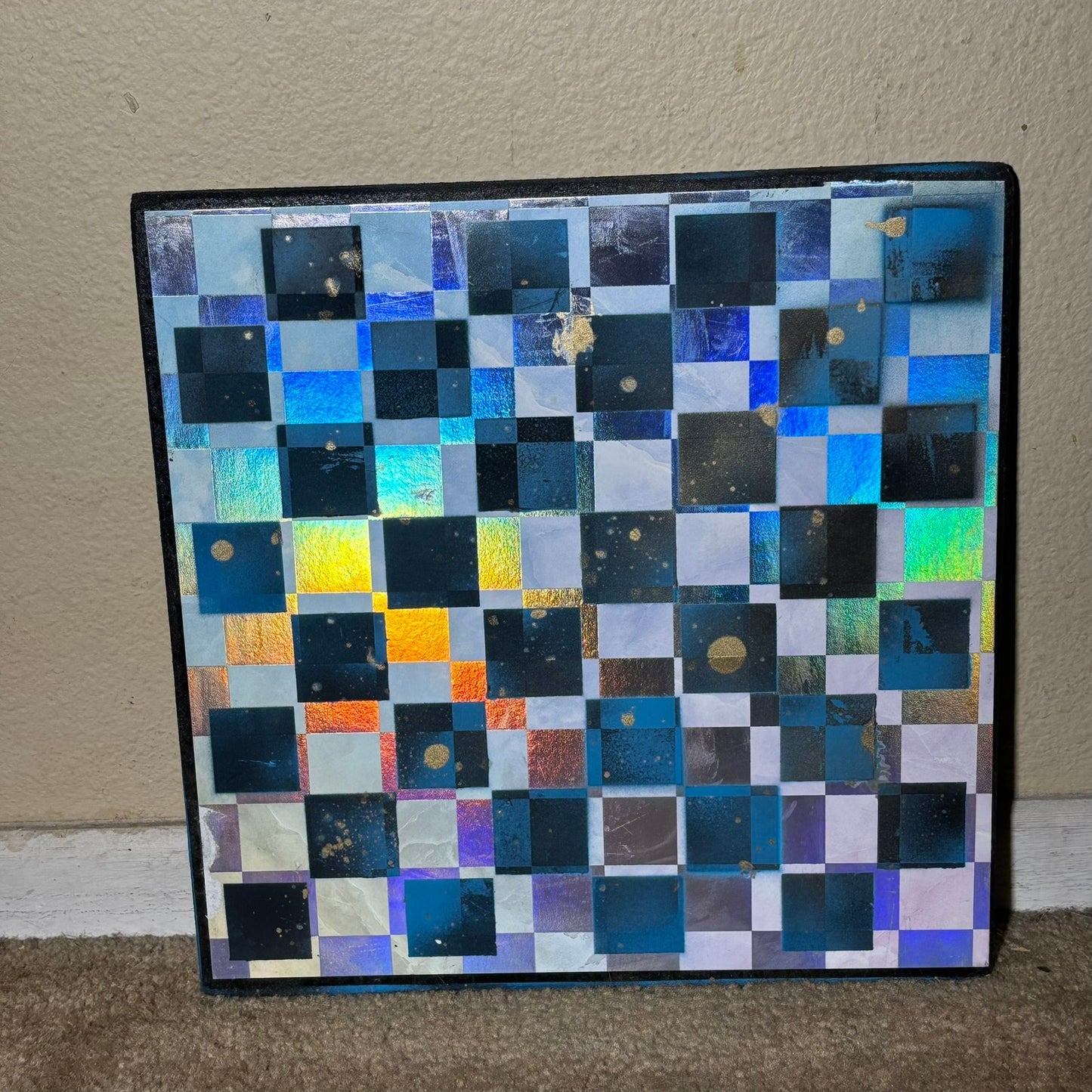 Chrome Shine Delusion - Scrapbook Chess Board
