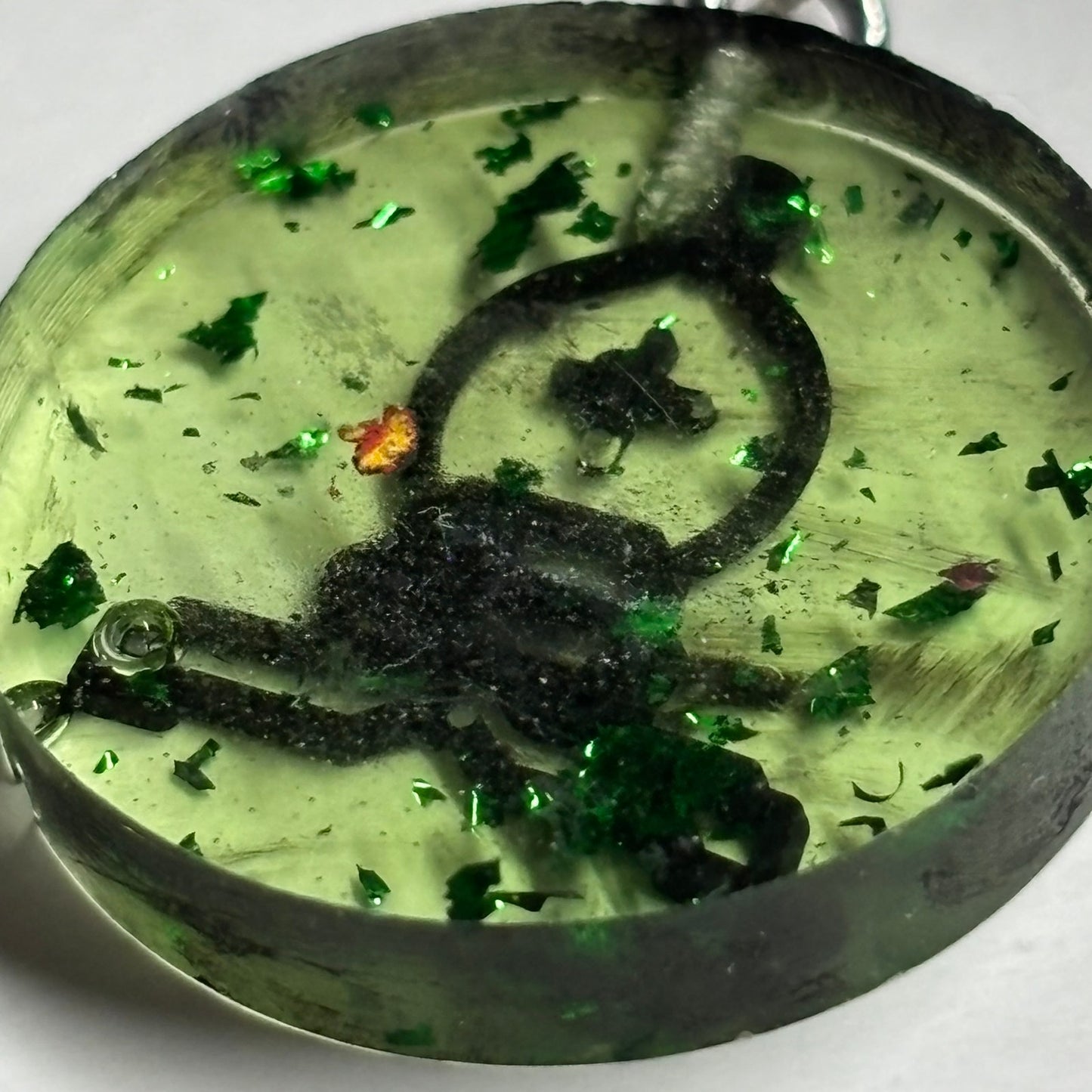 Translucent Royalty - Handmade Resin Keychain - Flat Edition