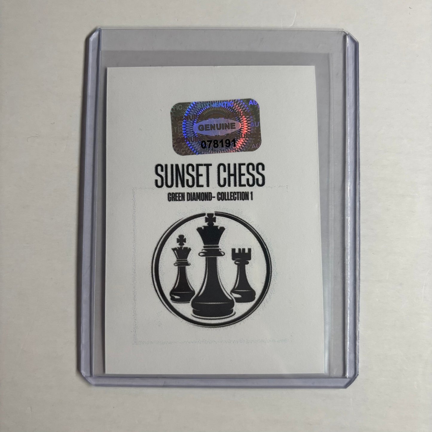 Green Diamond Collection 1 - Trading Card