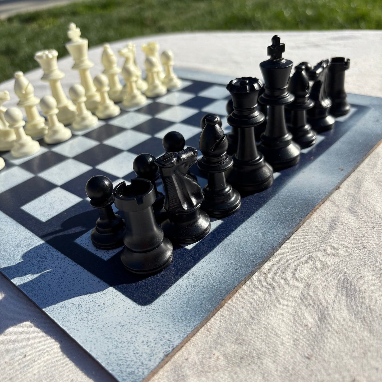 Simplistic Set - Painted Chess Set