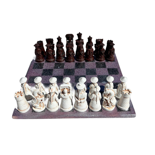 Space Purple - Chinese Edition Chess Set