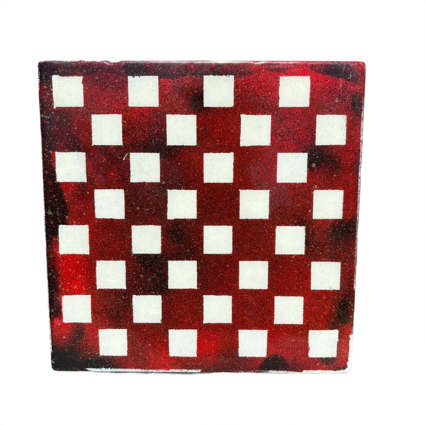 Red Space - Resin Coated Chess Board