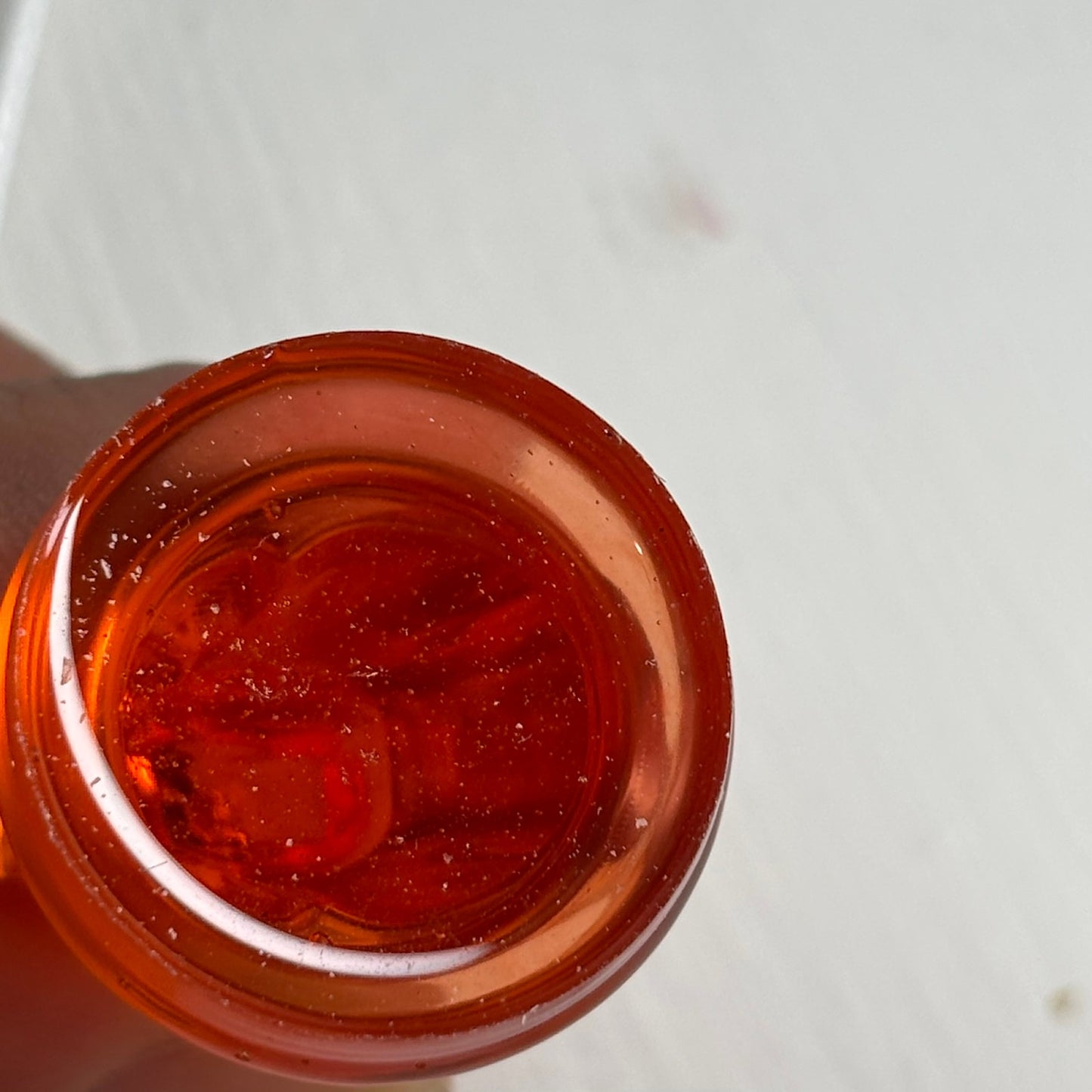 Orange Translucent Knight - Handmade Resin Chess Necklace