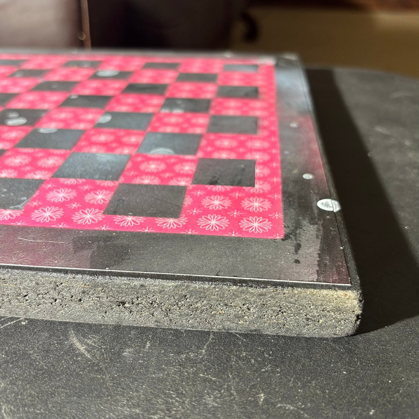 Vibrant Red - Scrapbook Chess Set