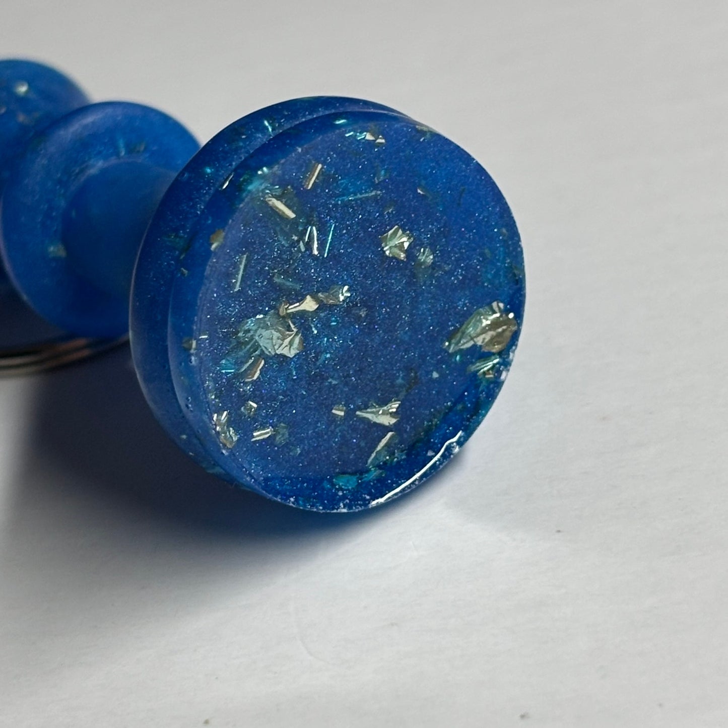 Blue King - Handmade Resin Keychain