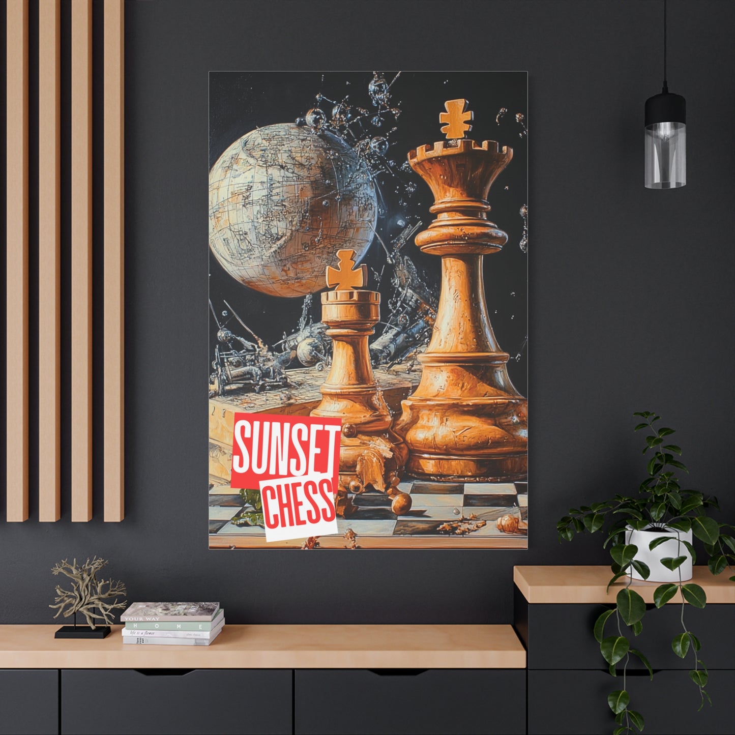 Broken Reality - Canvas Chess Print 40"x60"