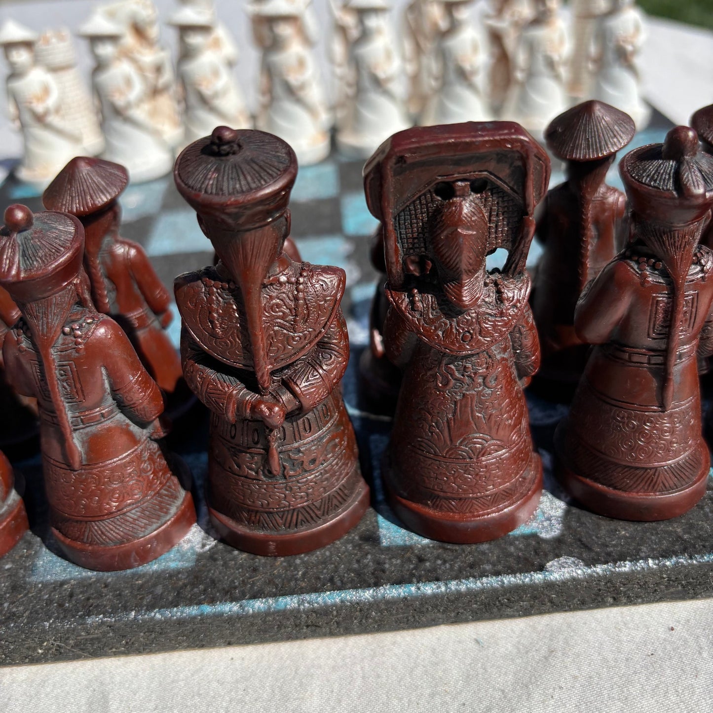 Black & Blue - Chinese Edition Chess Set