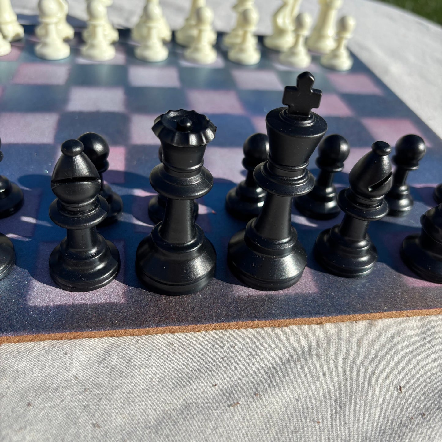 Cosmic Blue - Painted Chess Set