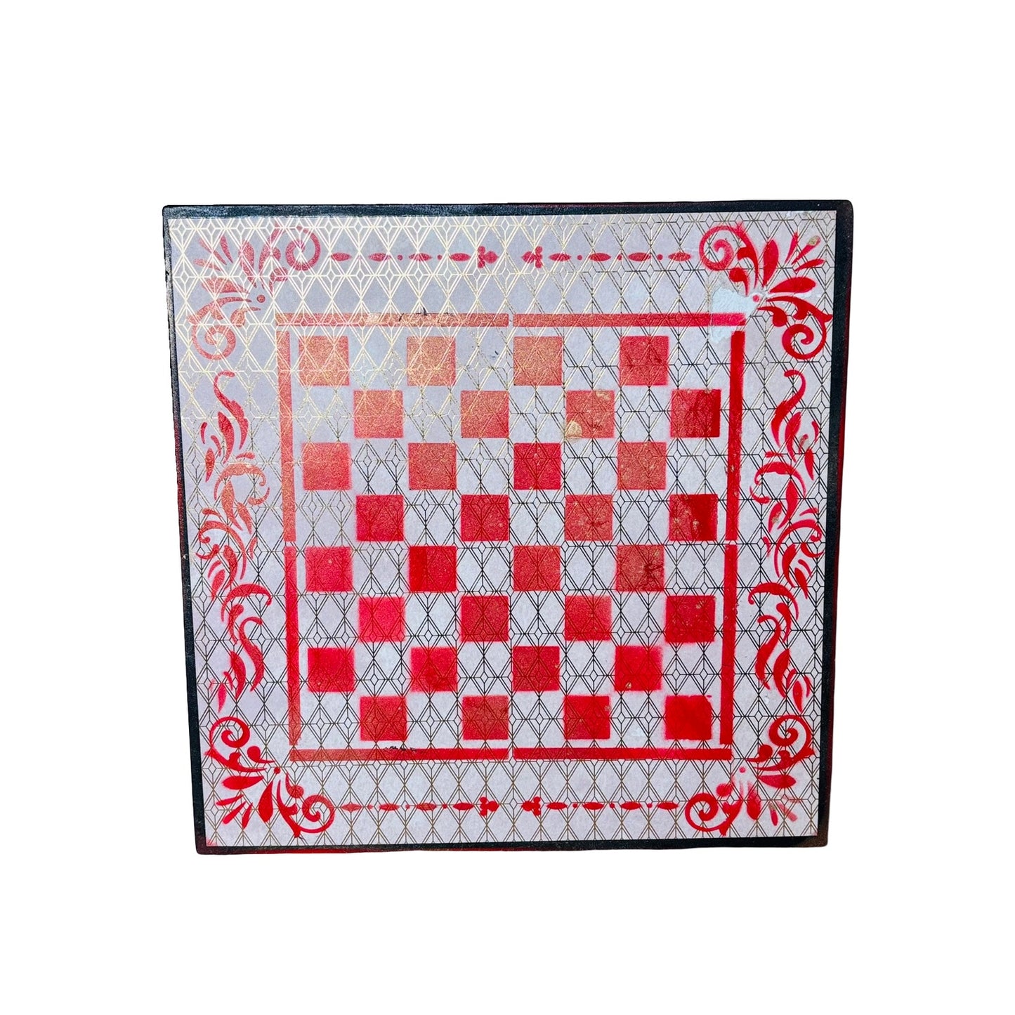 Red Prestige Gold Lining - Scrapbook Chess Board