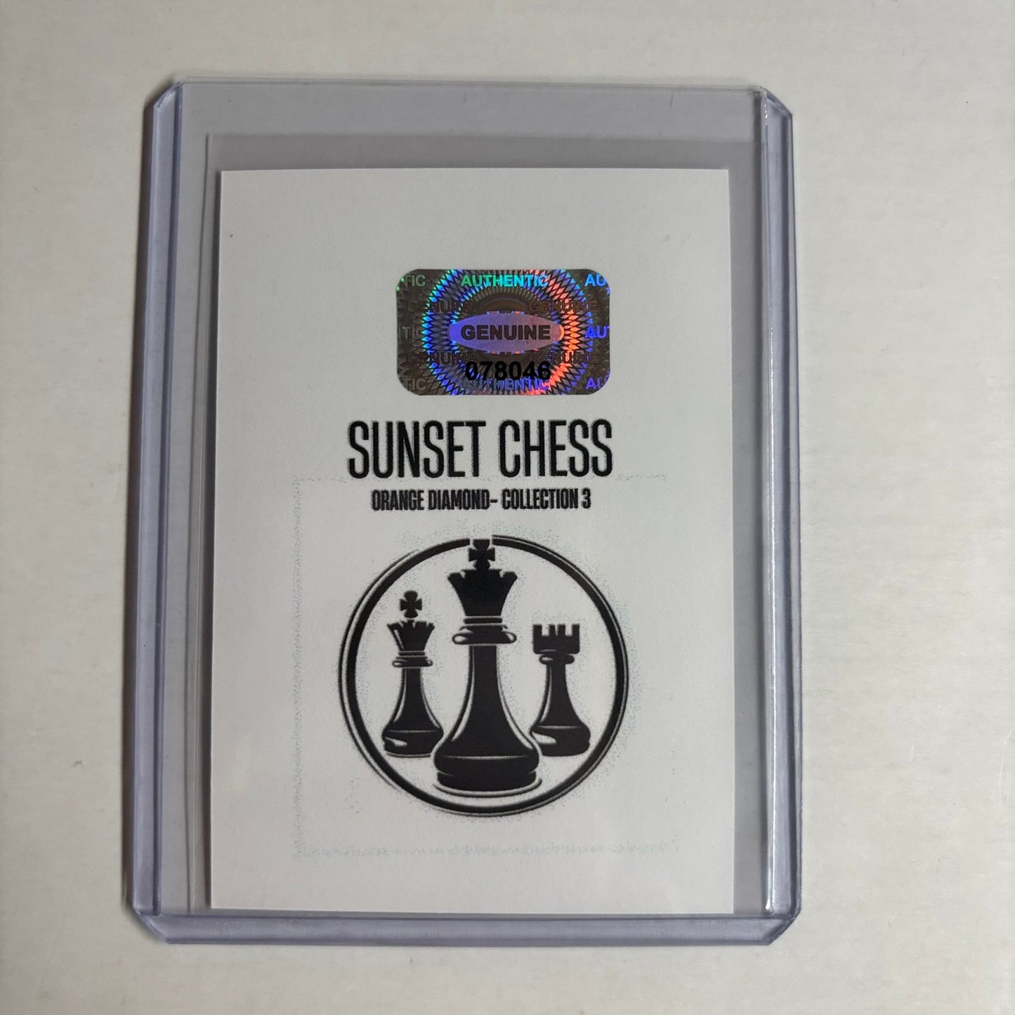 Orange Diamond Collection 3 - Trading Card