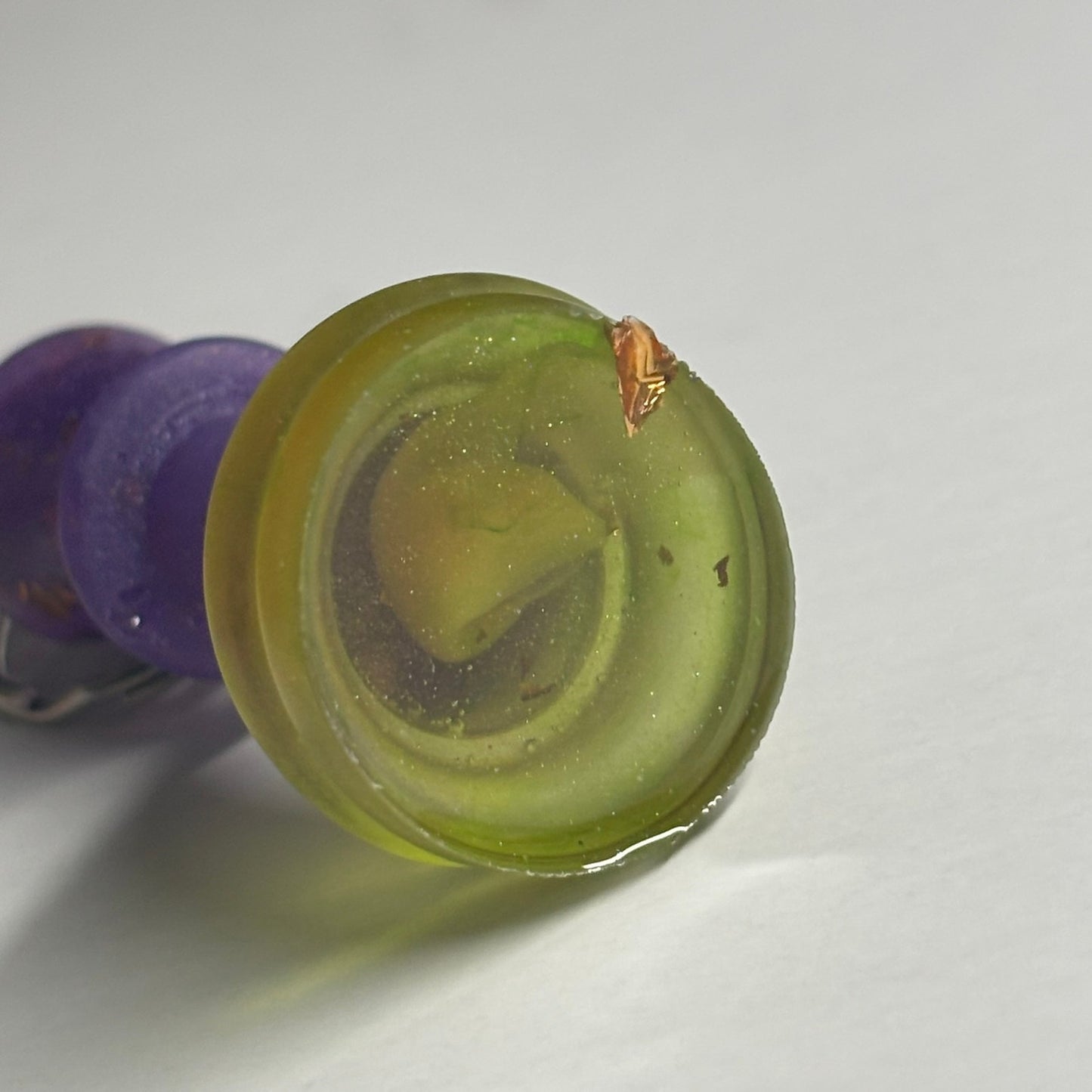 Purple Royalty King - Handmade Resin Keychain