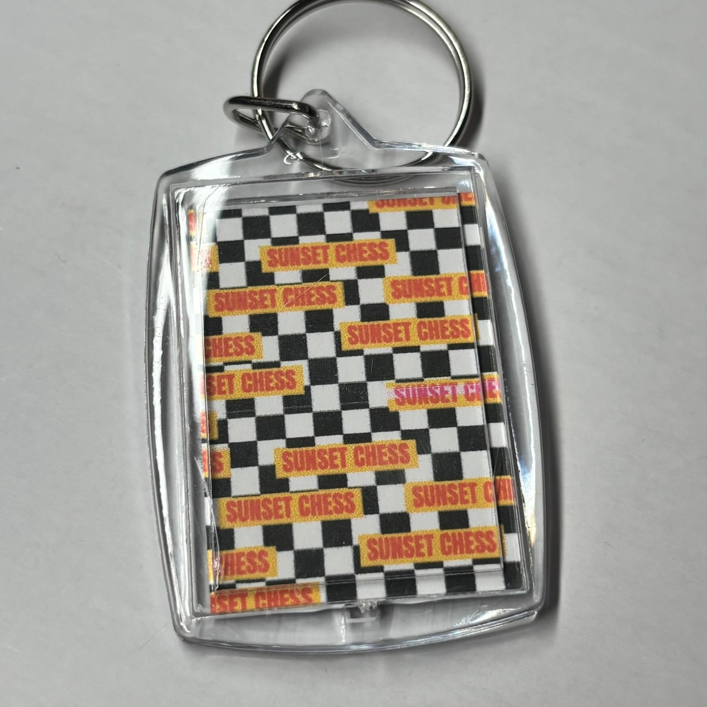 Chess Love - Chess Photo Keychain