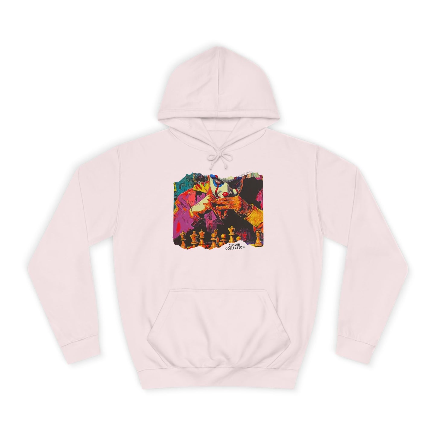 The Strategic Joker - Light Pink Chess Hoodie