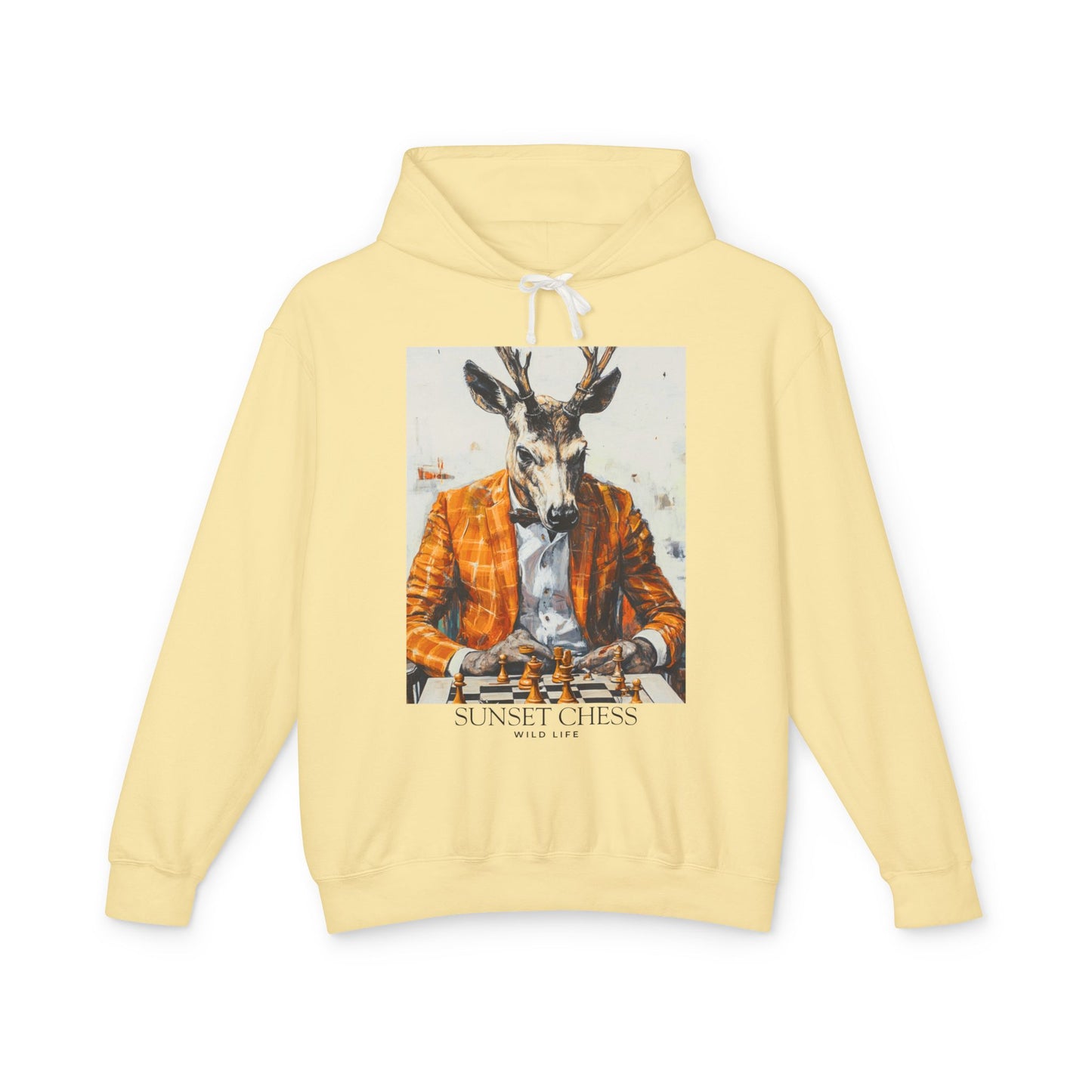 Checkmate in the Wild - Peach Hoodie
