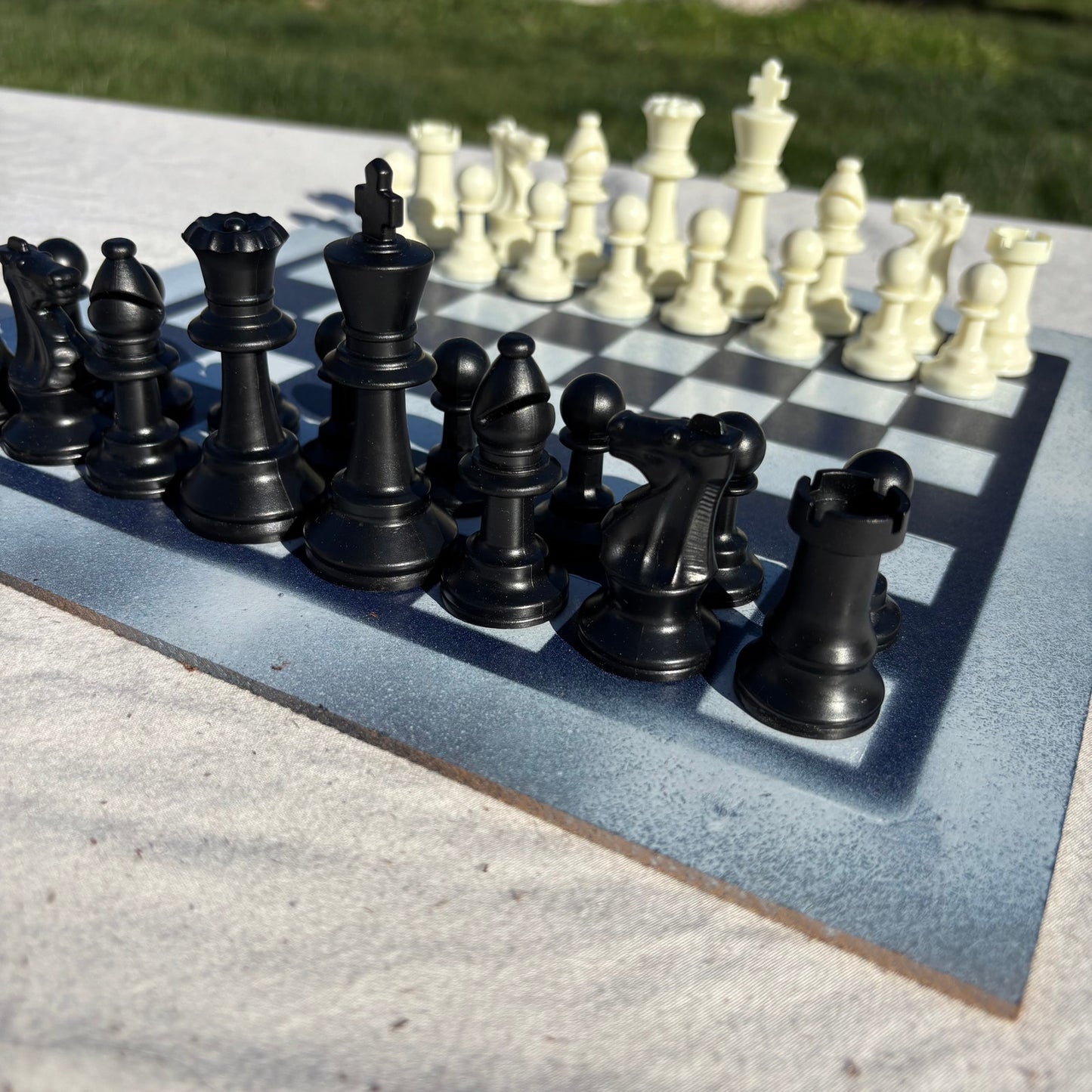 Simplistic Set - Painted Chess Set