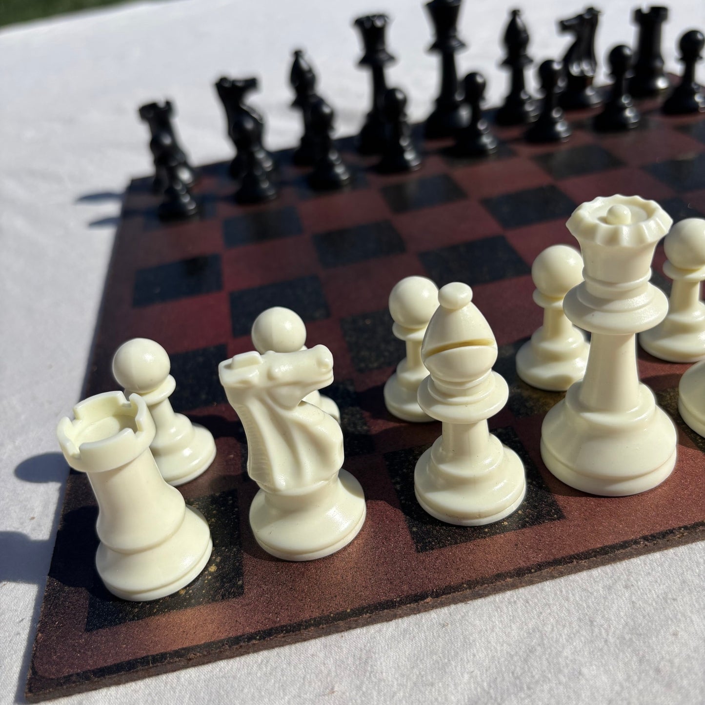 Bronze Gold - Painted Chess Set