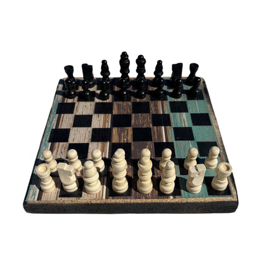 Seaside Wood Design - Scrapbook Chess Set