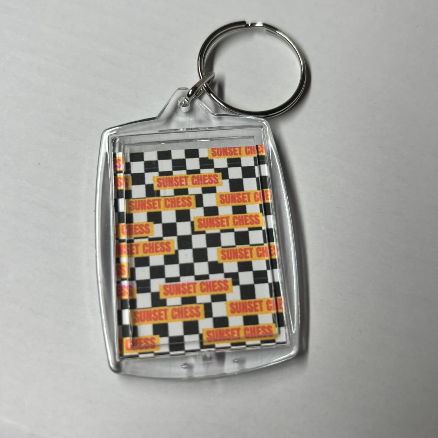 Colored Knight - Chess Photo Keychain