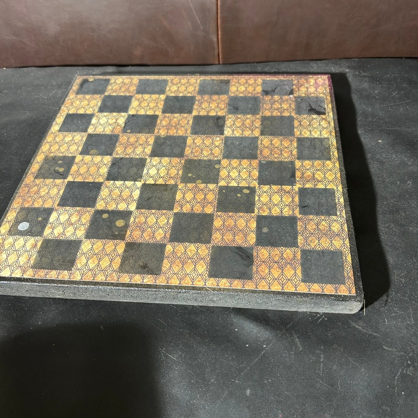 Classy Pattern - Scrapbook Chess Board
