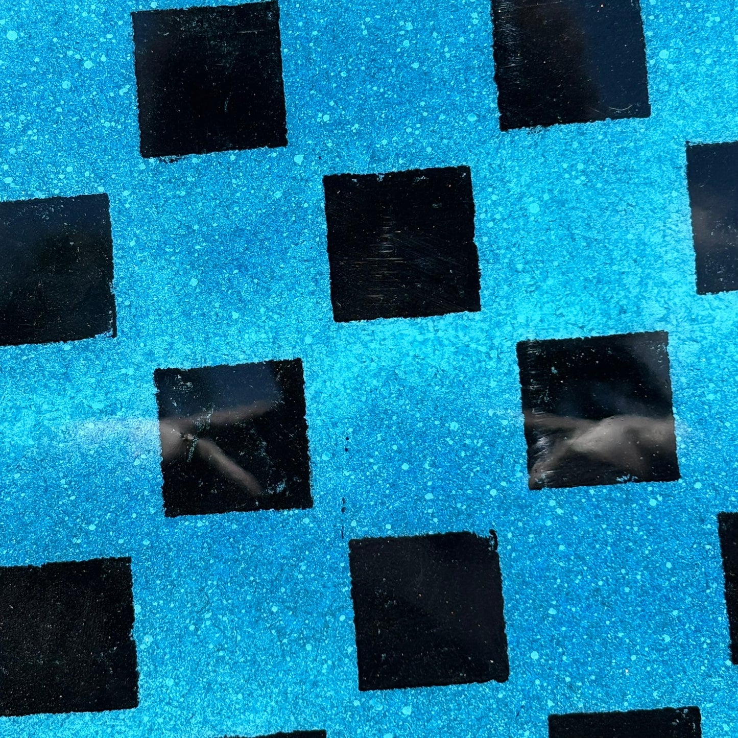 Galaxy Blue - Resin Coated Chess Board