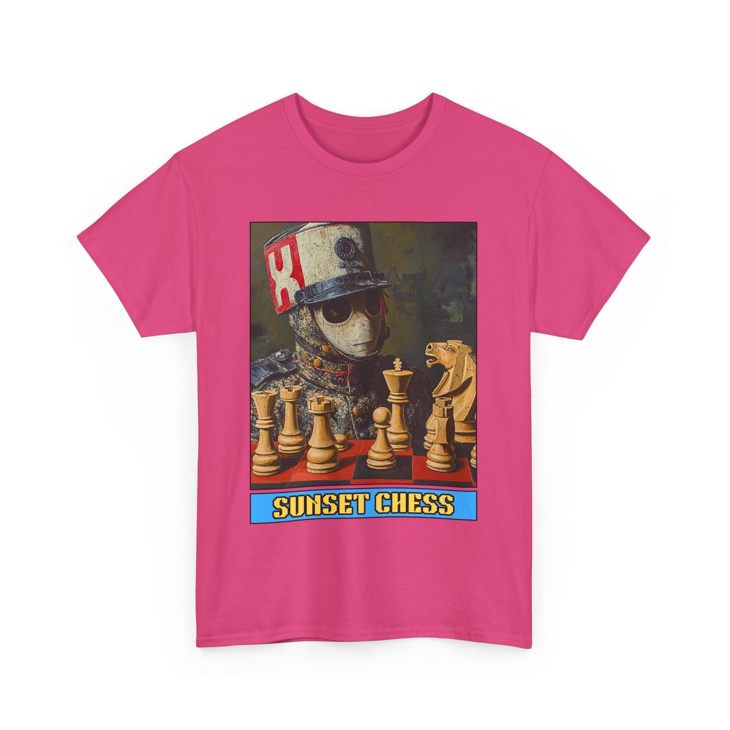 Captain Chess - Pink Chess T Shirt