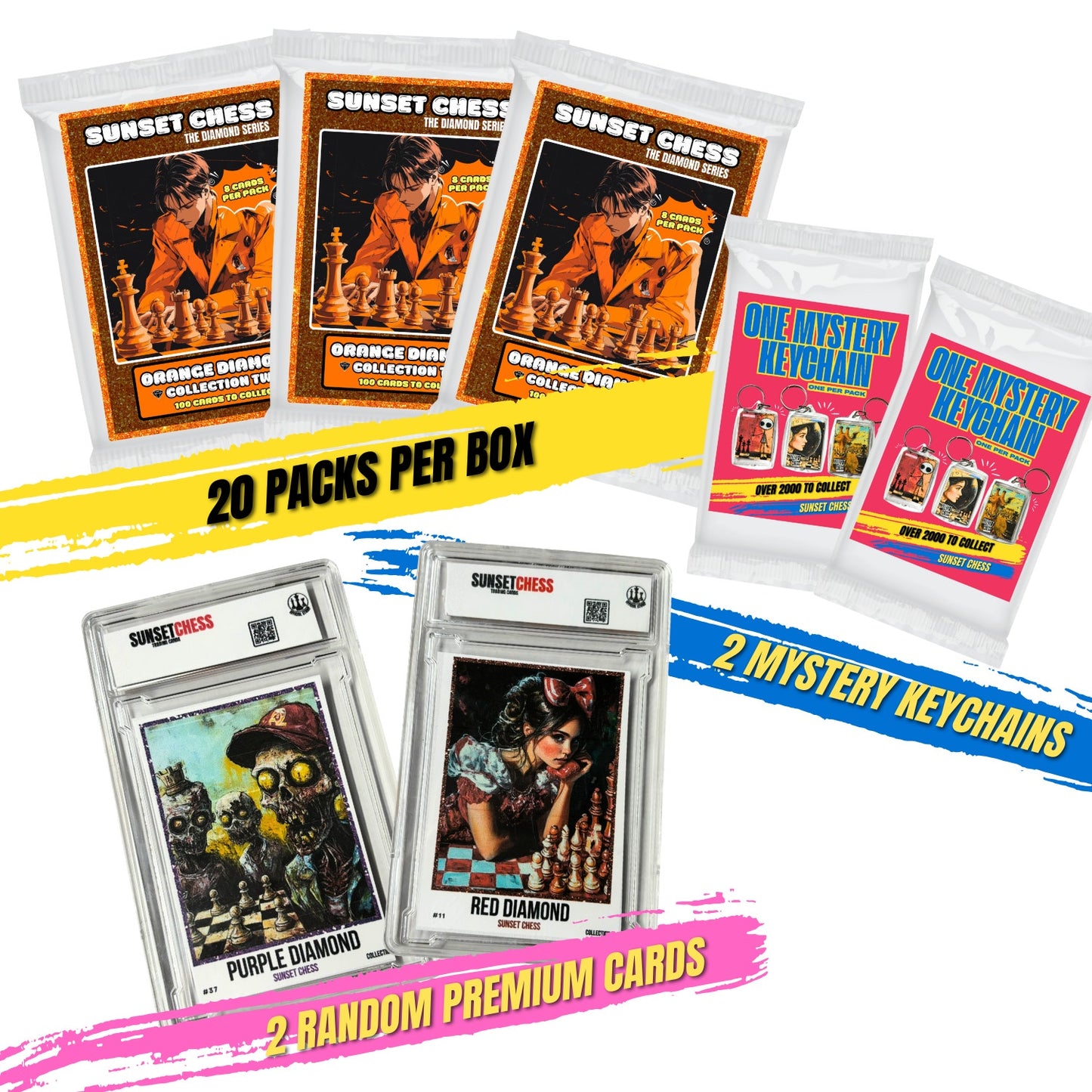 Orange Diamond Part 2 - Jumbo Box Pack - Chess Trading Cards