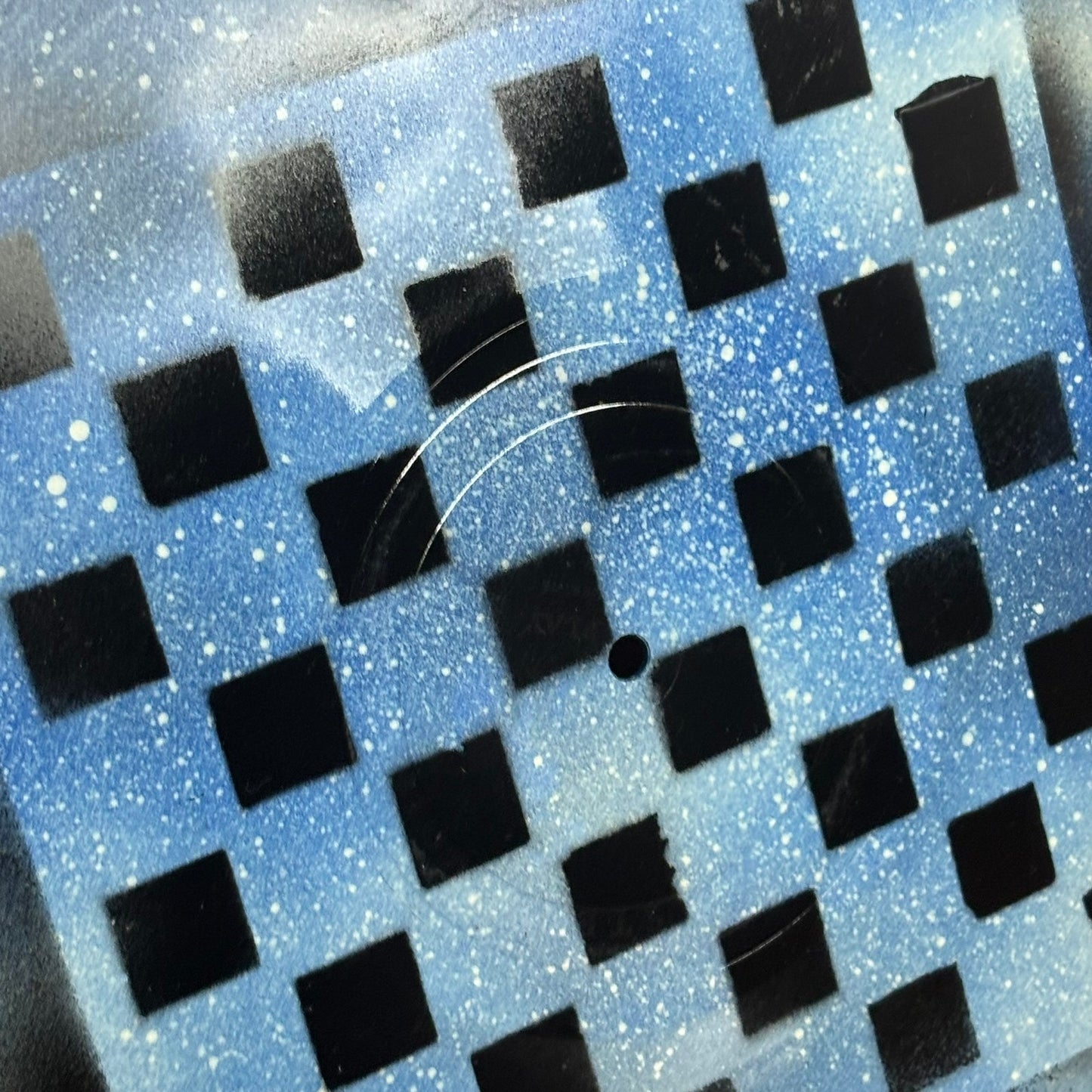 Galaxy Blue - Vinyl Chess Board
