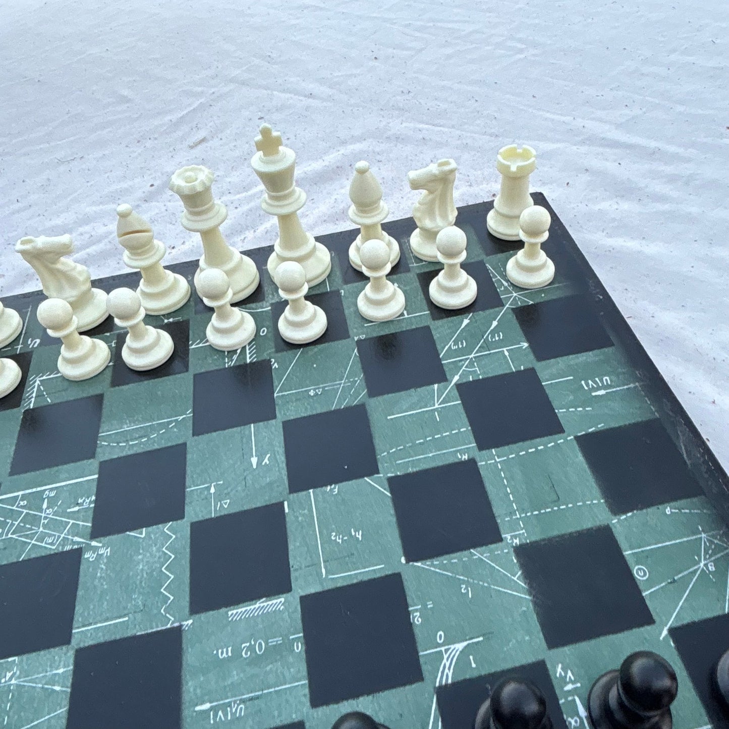 Math Board - Scrapbook Chess Set