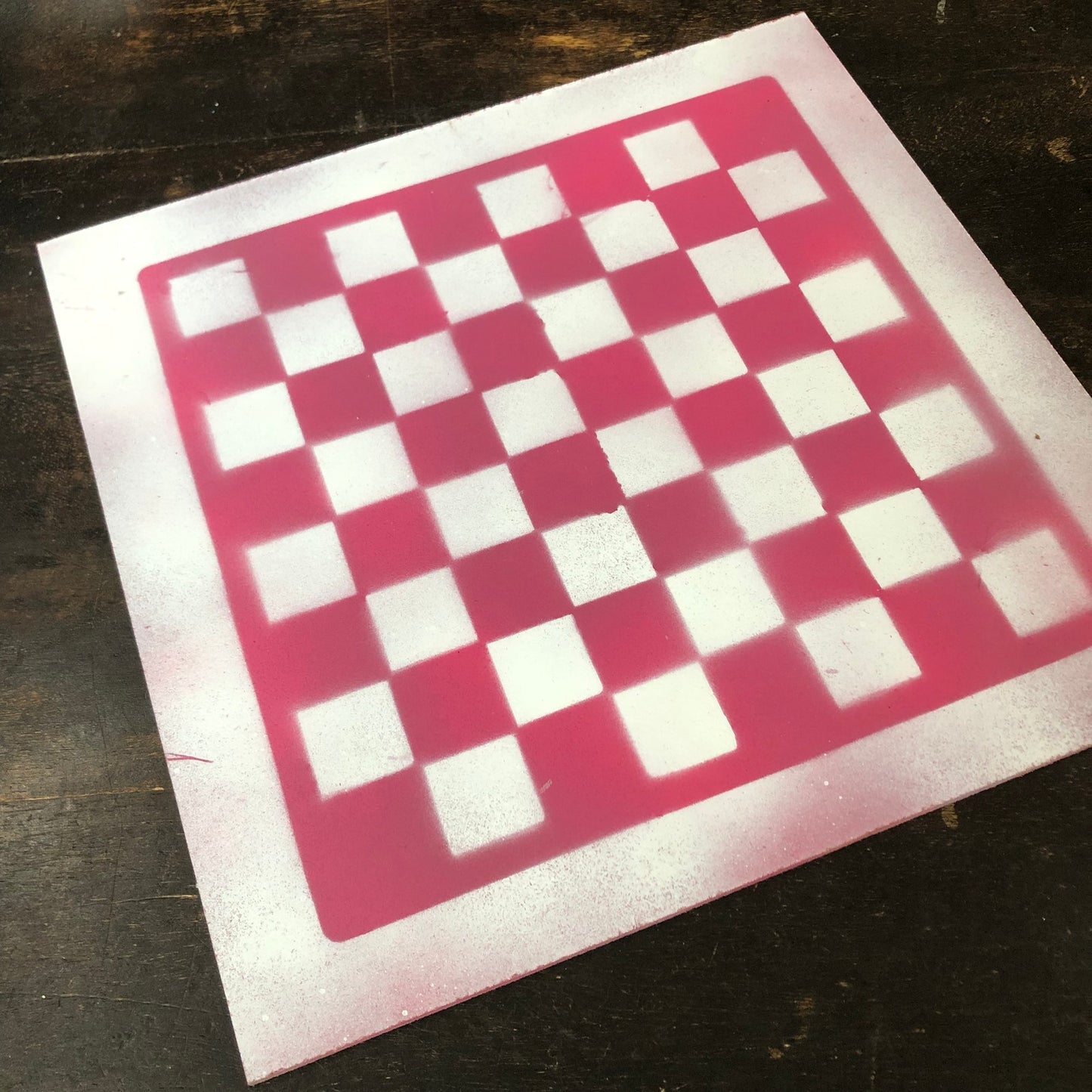 Simple Pink - Painted Chess Set
