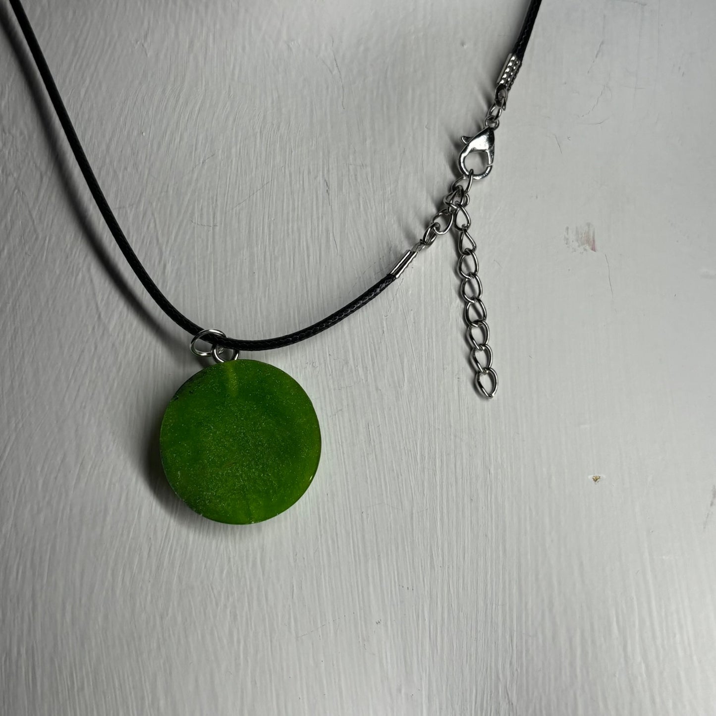 Green Knight - Handmade Resin Chess Necklace