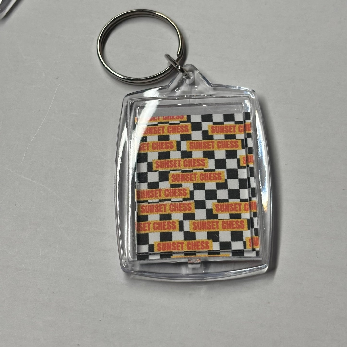 Game Of Chaos - Chess Photo Keychain