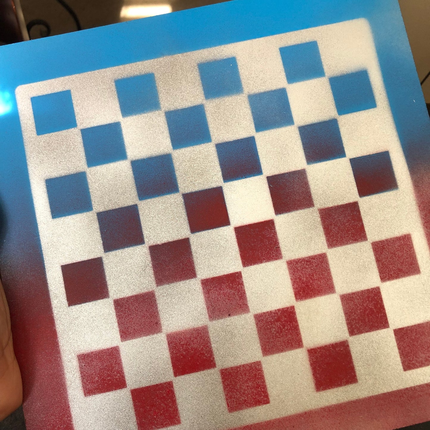 Chrome Rocket - Painted Chess Set