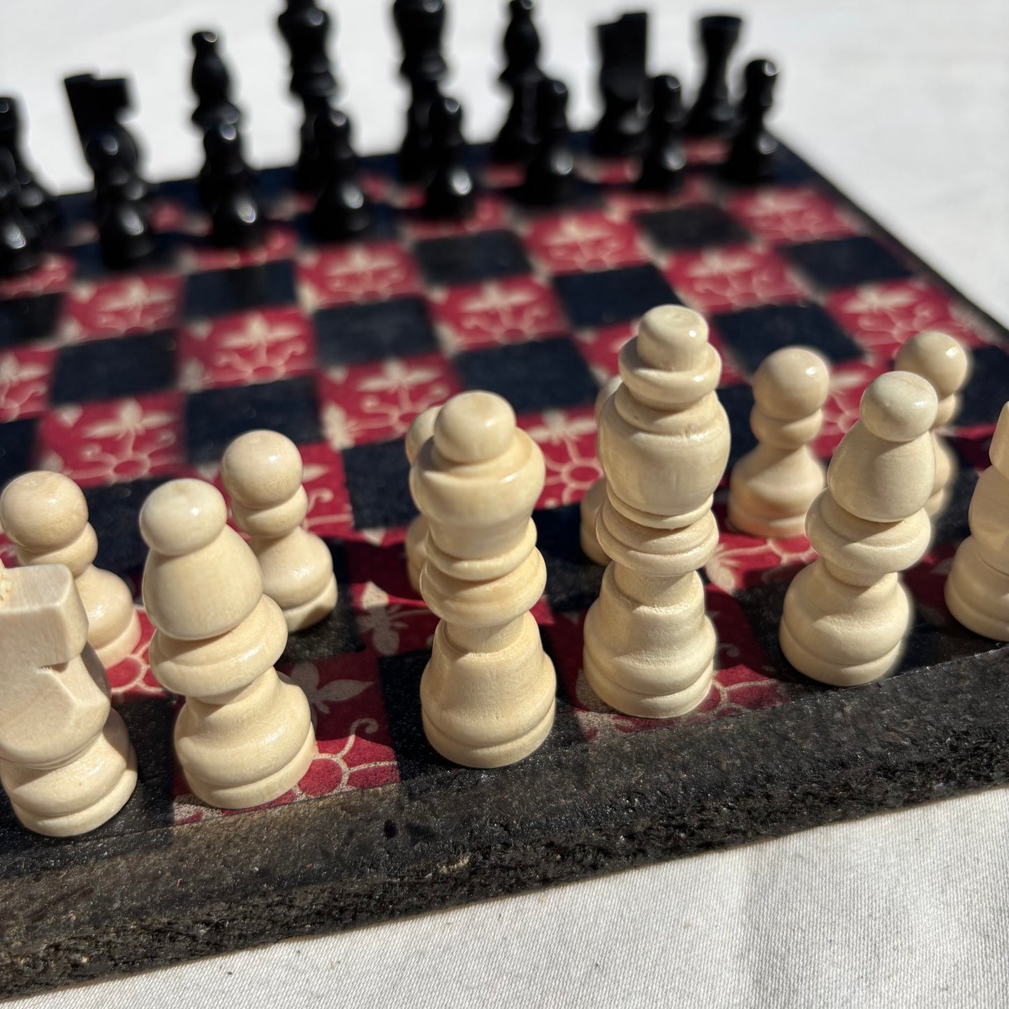 Supreme Red - Scrapbook Chess Set