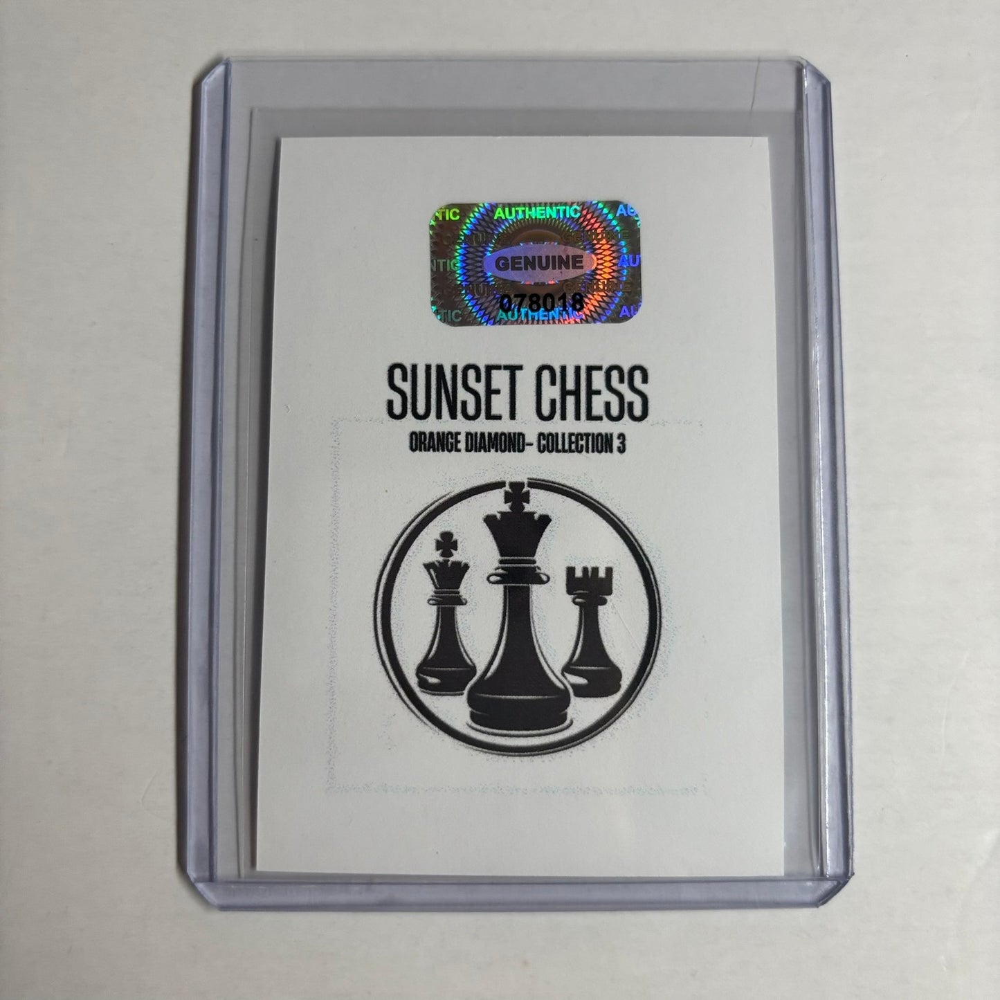 Orange Diamond Collection 3 - Trading Card