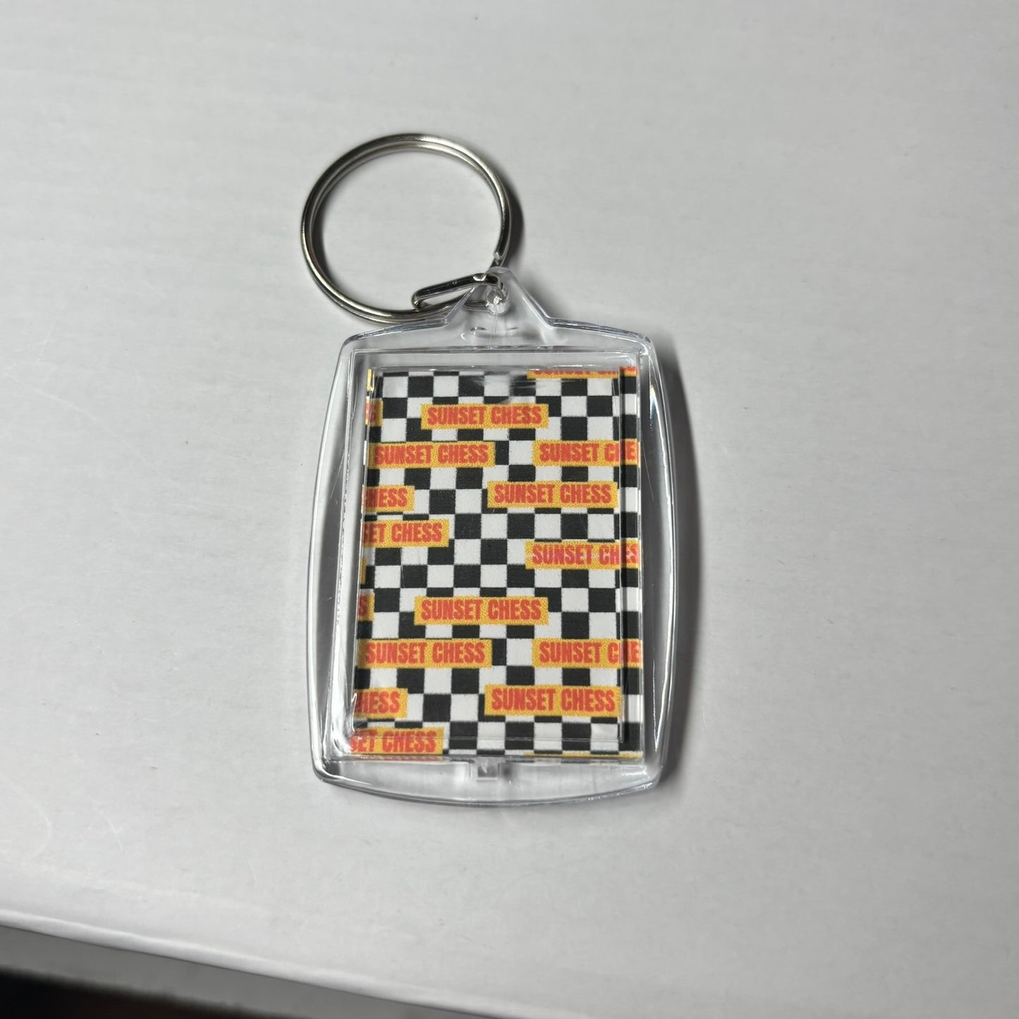 Broken Phone - Chess Photo Keychain