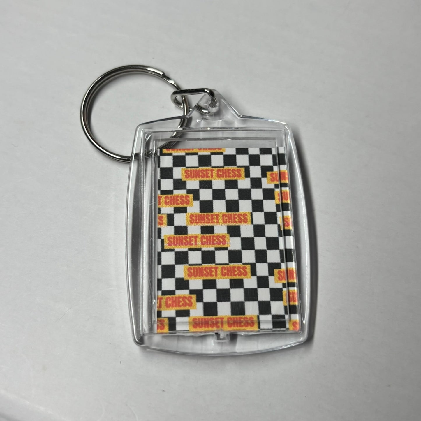 Best Friends - Chess Photo Keychain