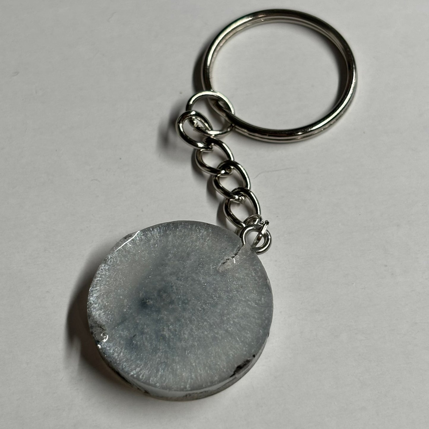 Silver Black Queen - Handmade Resin Keychain