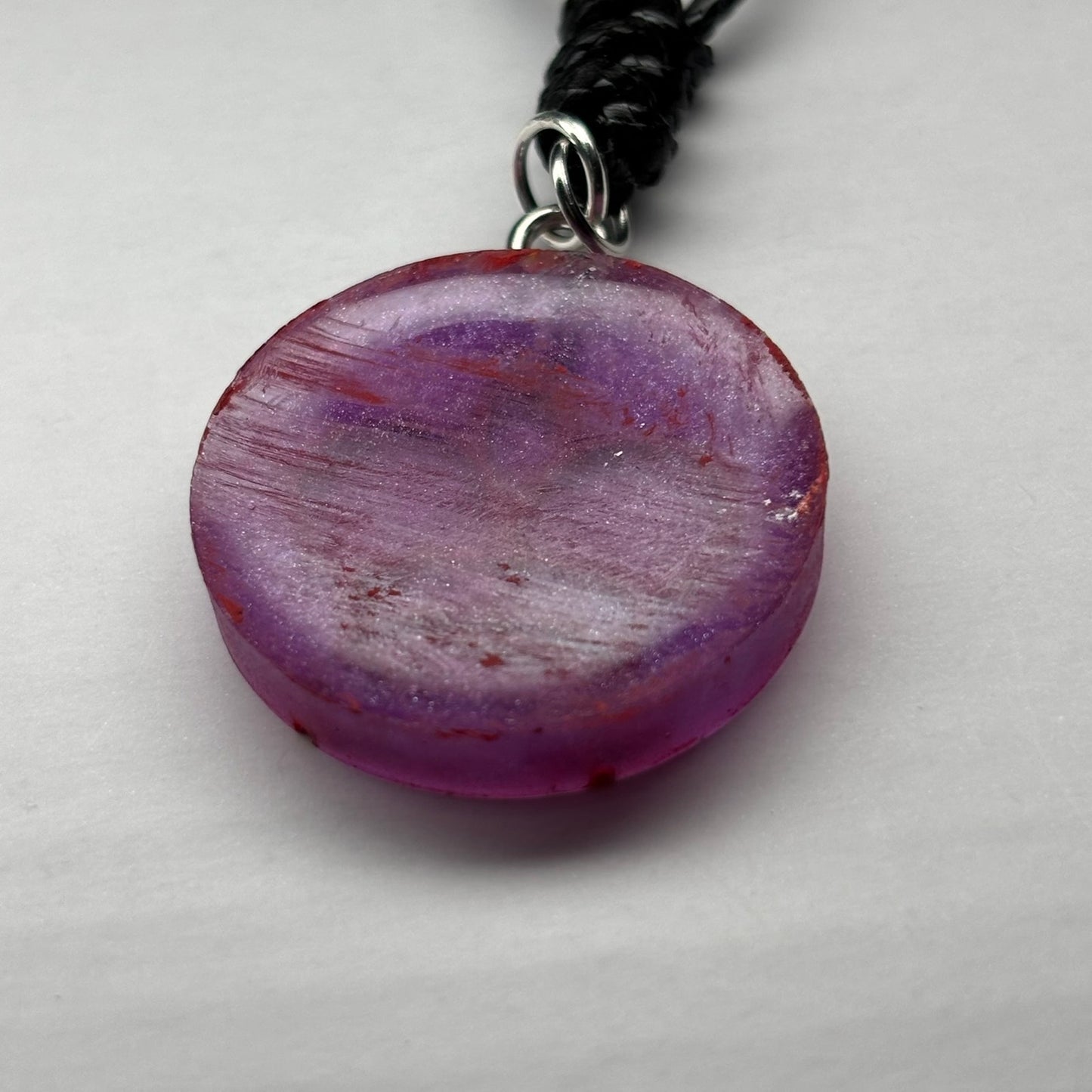 Space King - Handmade Resin Chess Necklace